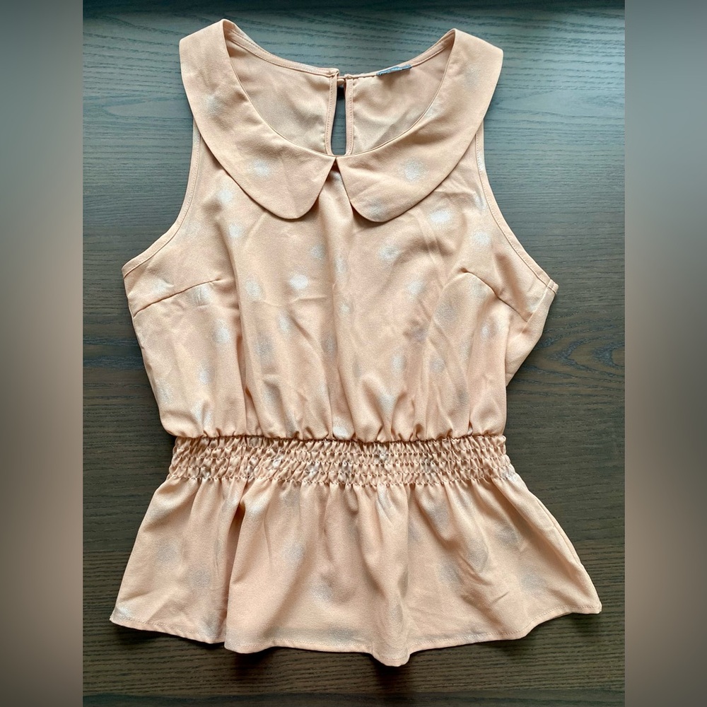 Charlotte Russe Peplum Blouse Side Medium